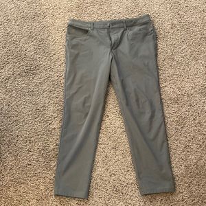 Lululemon men’s ABC pants grey sage color 34x30